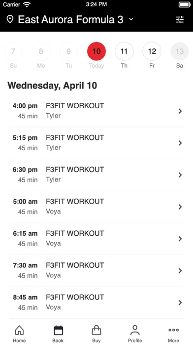 Formula 3 Fitness Screenshot