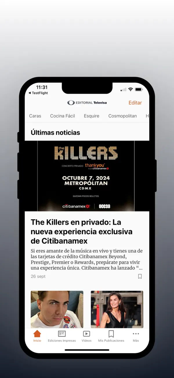 Screenshot #3 pour Editorial Televisa