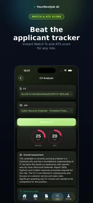 YourNextJob AI: AI Job Search screenshot 1
