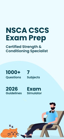 NSCA CSCS Exam Prep 2026 iPhone screenshot