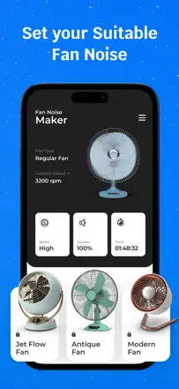 Fan Noise - white noise app: Screenshot 2 von 4