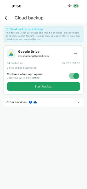 PhotoSync - Backup to PC screenshot 3
