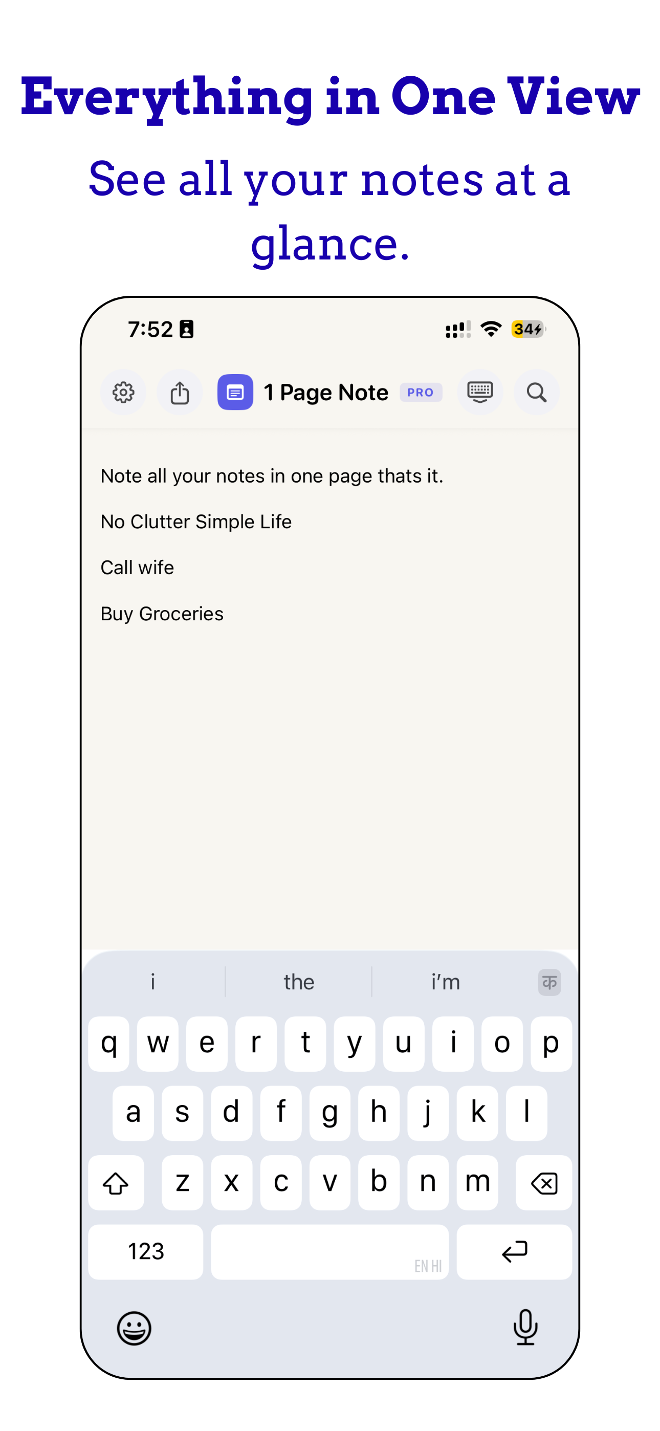 Page Note