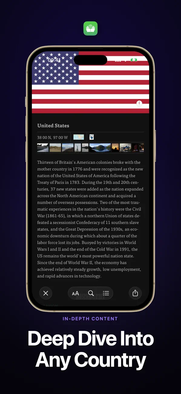 Screenshot #2 pour The CIA World Factbook