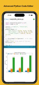 PythonMotion Pro - Python IDE screenshot #1 for iPhone