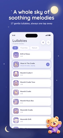 Lullaby Luno: Baby Sleep iPhone screenshot