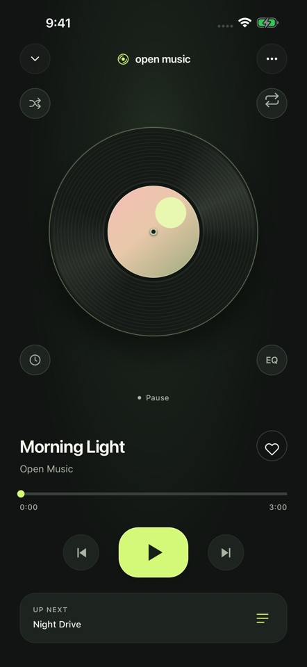 Open Music Player screenshot 1