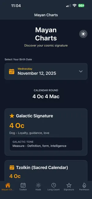 Mayan Charts screenshot 4