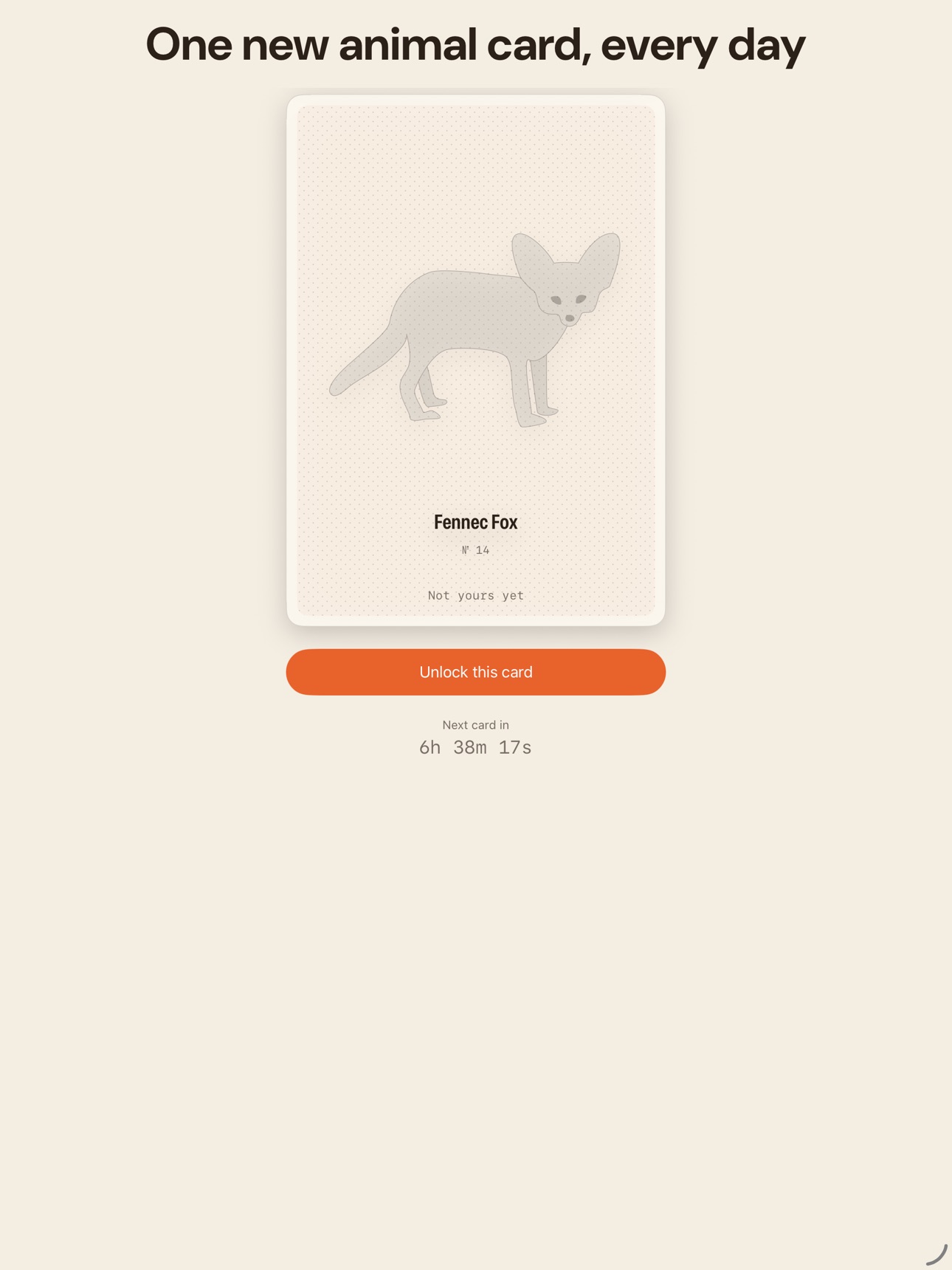 Screenshot 7 of Animal Cards: Daily Bestiary