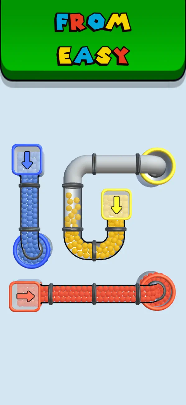 Screenshot #1 pour Pipes and Balls