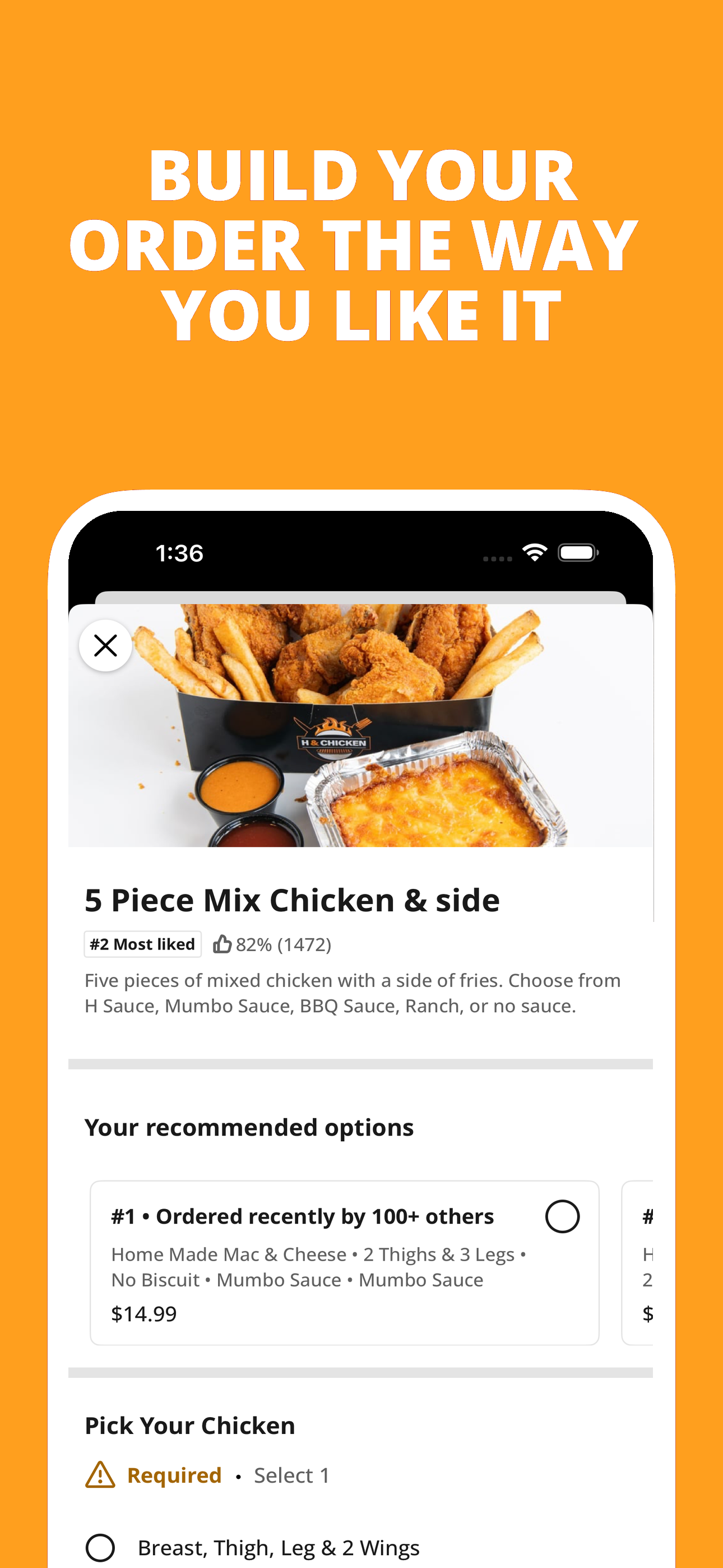 H & Chicken screenshot 2