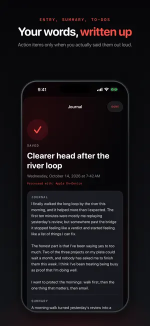 Memo — Private Voice Journal screenshot 2