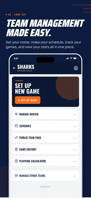 Game Time Coach screenshot 2