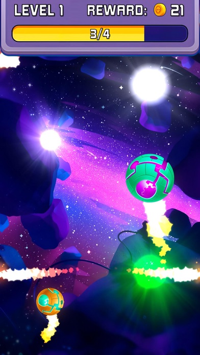 Space Flying Balls Screenshot