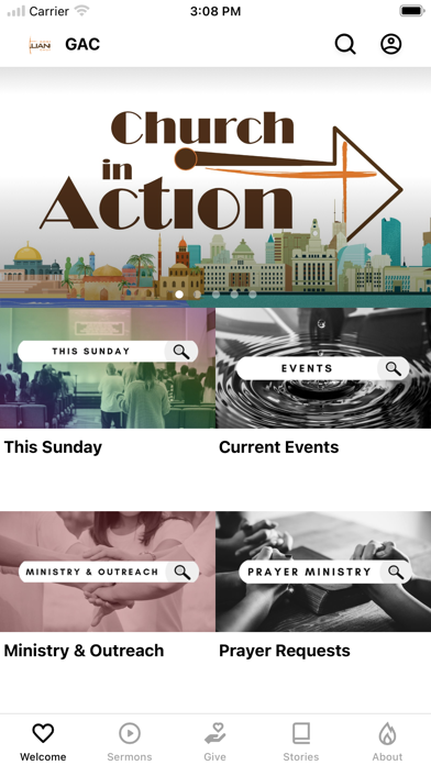 Gospel Alliance Church Screenshot