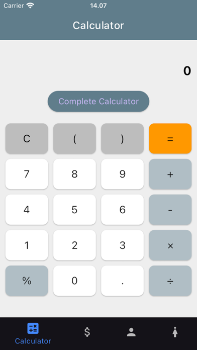 Screenshot 1 of Calculator Daily App