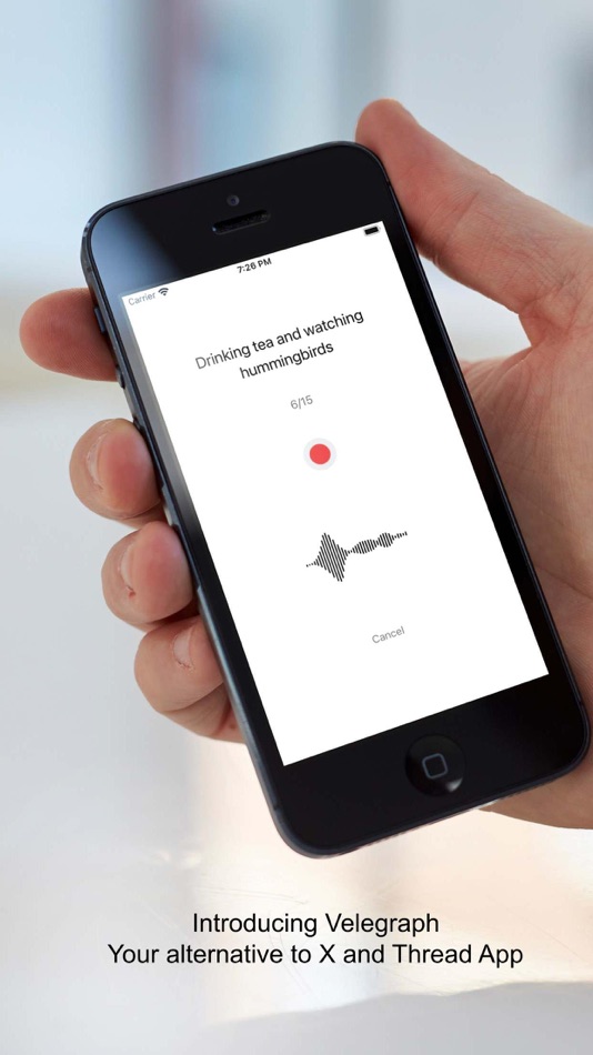 #1. Velegraph: A Free Speech App (iOS) 由: Pramod Verma