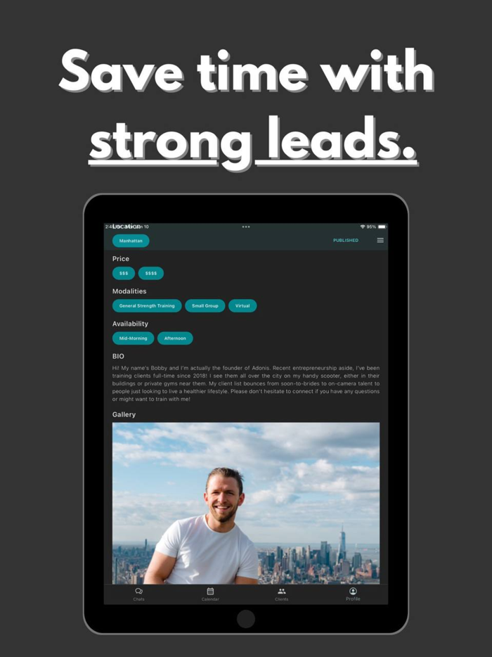 Adonis Pro Find New Clients