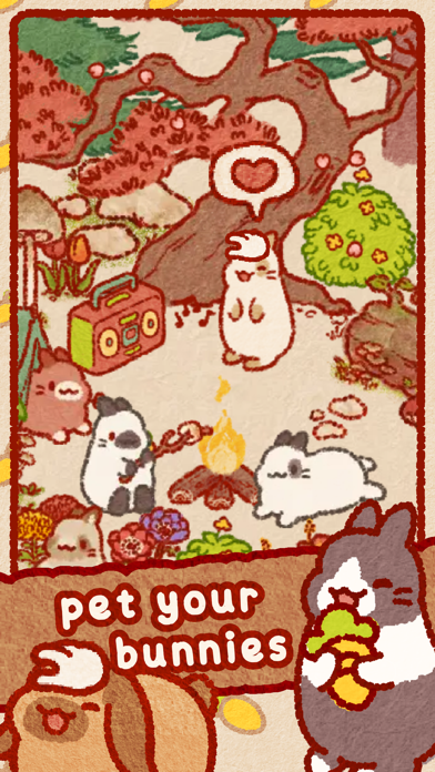 Usagi Shima: Cute Bunny Game Screenshot