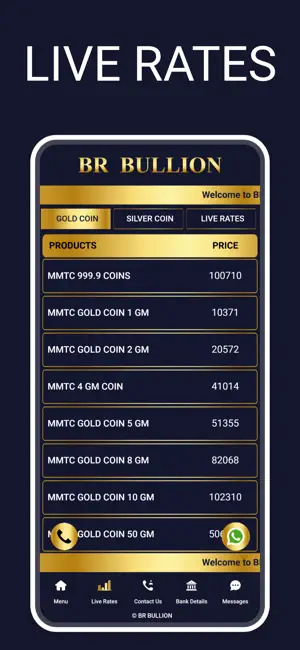 BR Bullion screenshot 1