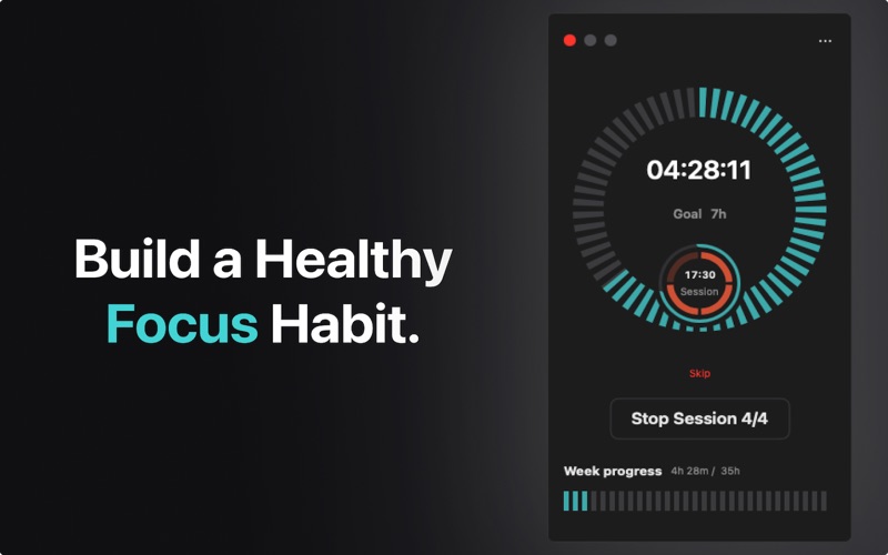 Time tracker - Be Constant app screenshot