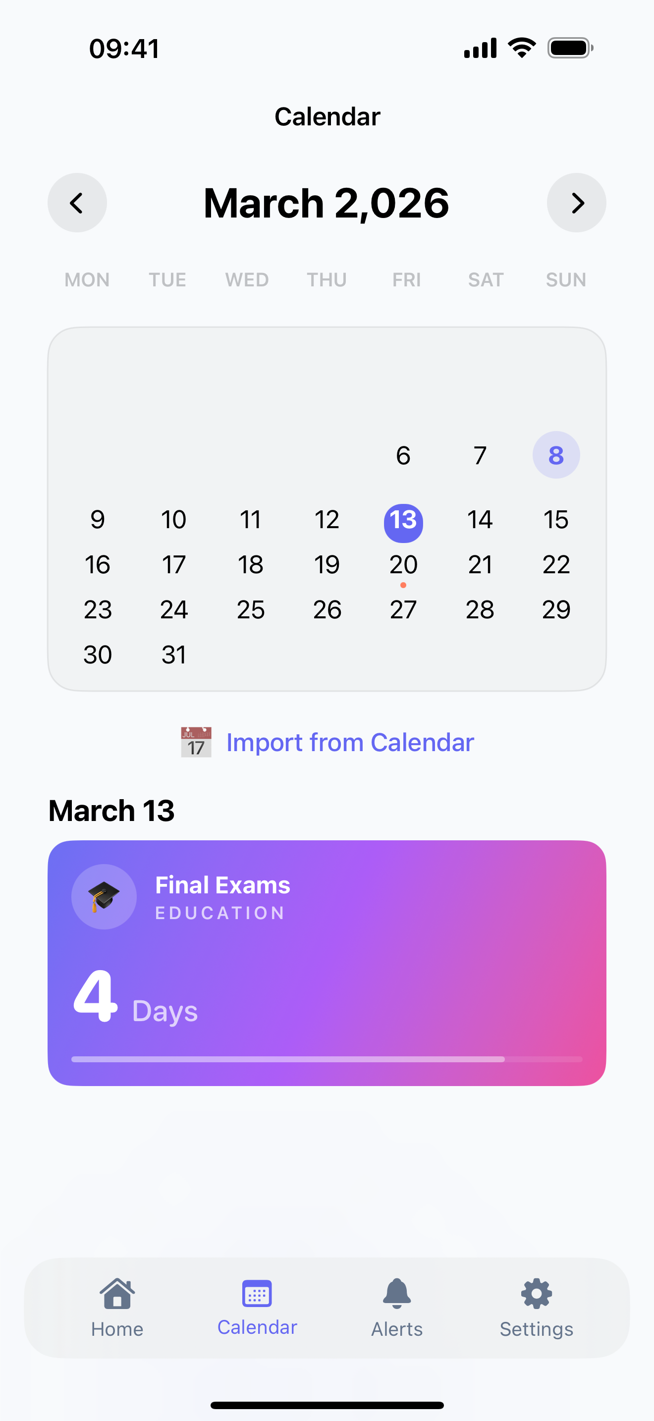 Dayspark: Countdown & Widget