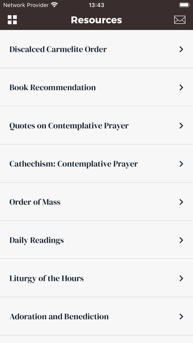 St Teresa Contemplative Prayer Screenshot