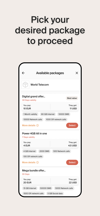 Transfer Galaxy Airtime Screenshot 3 of 6