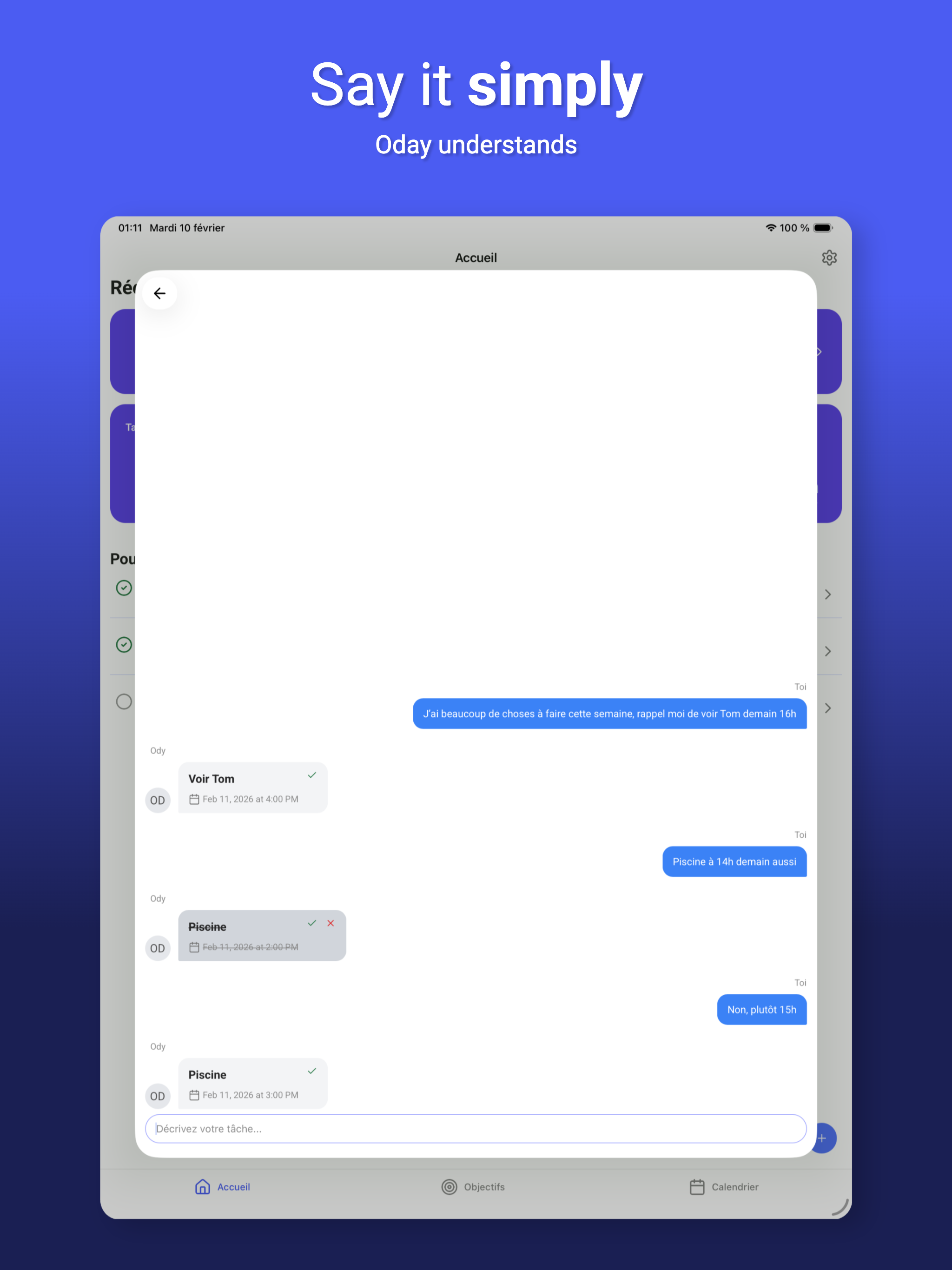 Oday - Organization & Goals screenshot 10