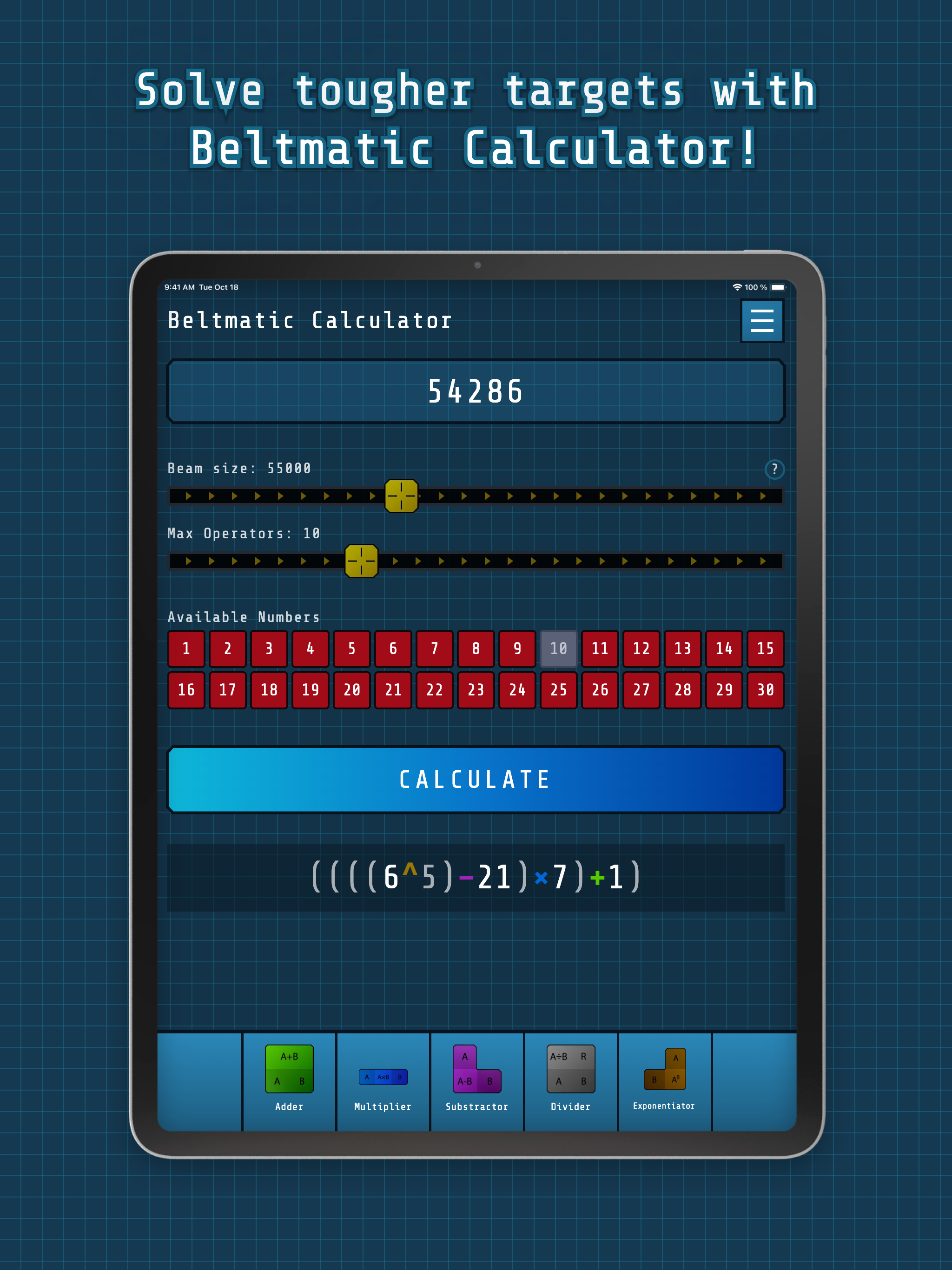 Beltmatic Calculator screenshot 4