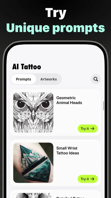 AI Tattoo Maker + Generator screenshot 4 of 7