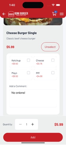 Boni Burger screenshot