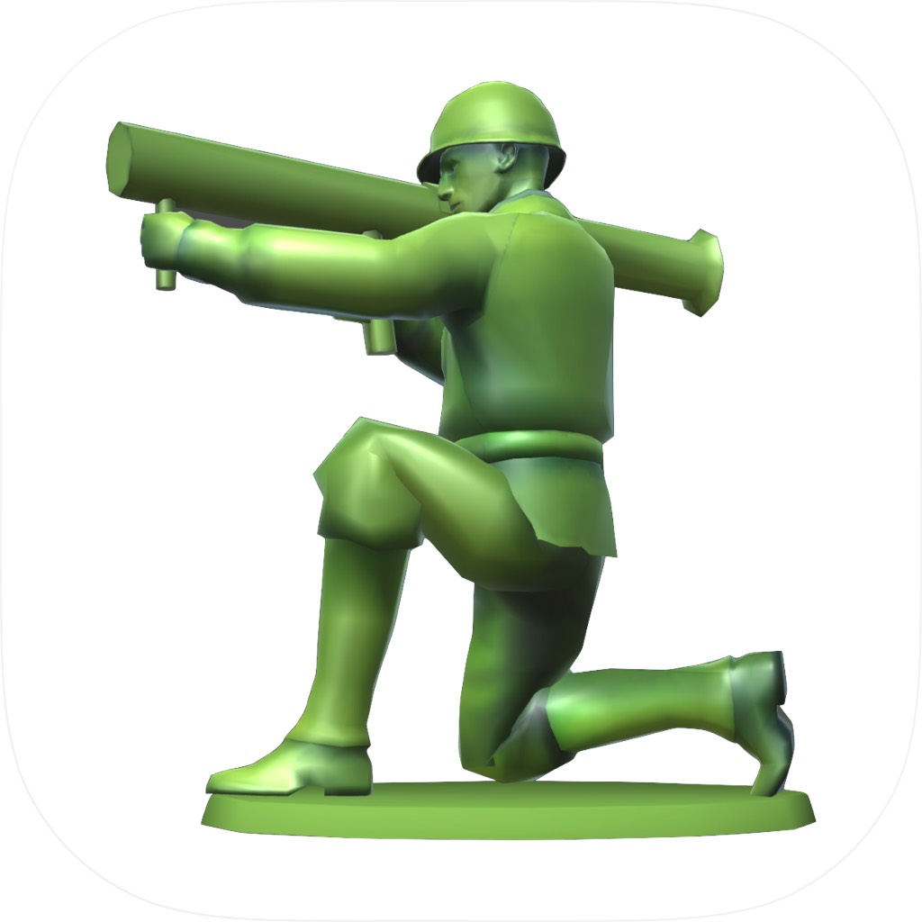 Apple App Store cover for Army Men Battle Simulator