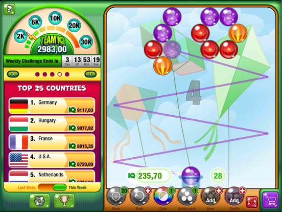 Bubbles IQ iPad app afbeelding 4