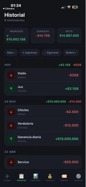 CajaDiaria screenshot 4