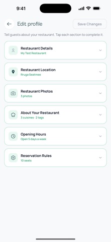 SeatMe For Restaurants screenshot