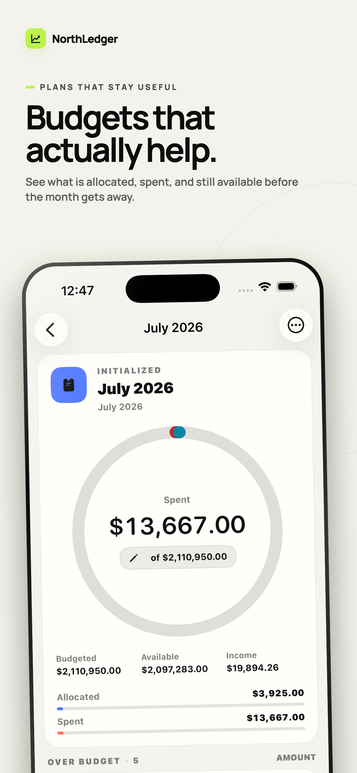 NorthLedger: Budget & Wealth screenshot 6