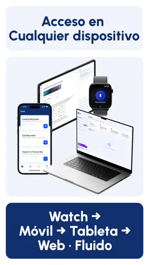 Captura de pantalla de Owll: Grabadora IA & Asistente en iPhone 8