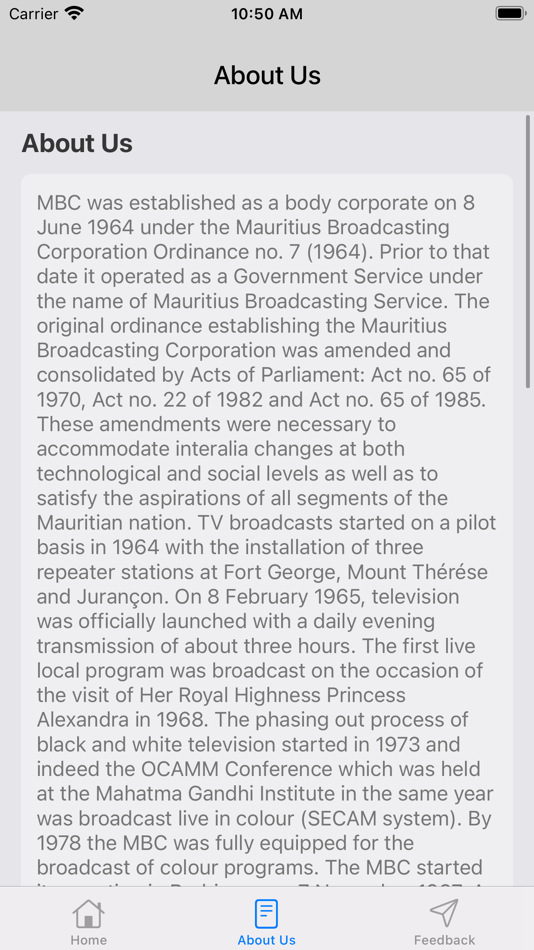 #5. MBC Play (iOS) 由: Mauritius Broadcasting Corporation