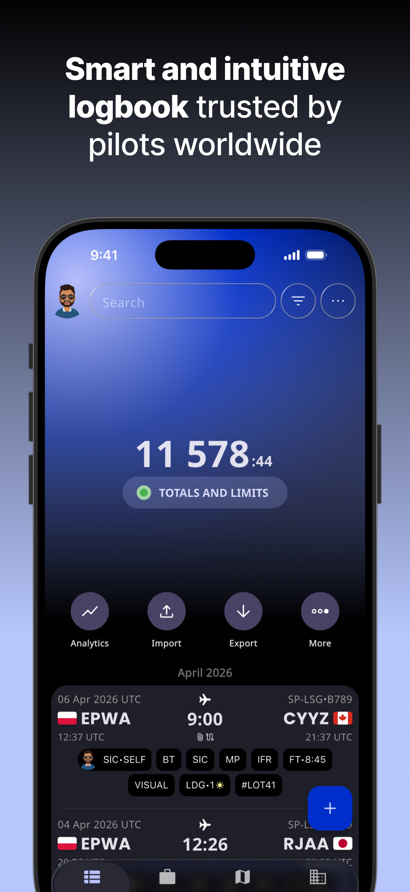 FLYLOG.io - For Pilots