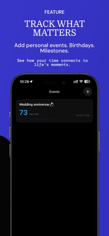 TimeDot：年度与生命进度 screenshot