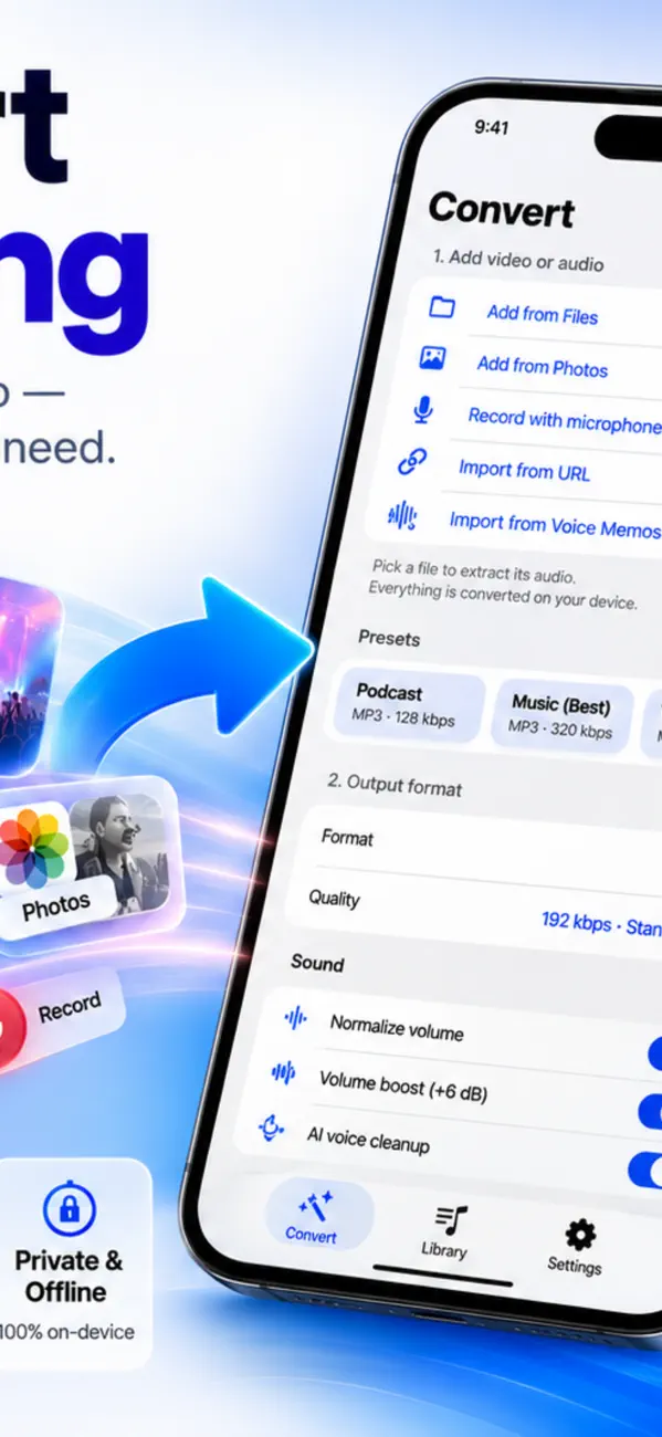 Convertor - Video, Audio, GIF screenshot