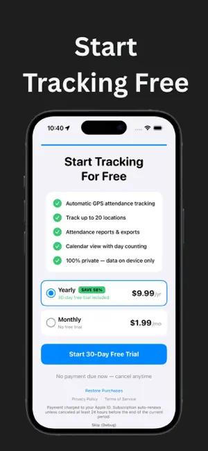 Auto Check In Log screenshot 3