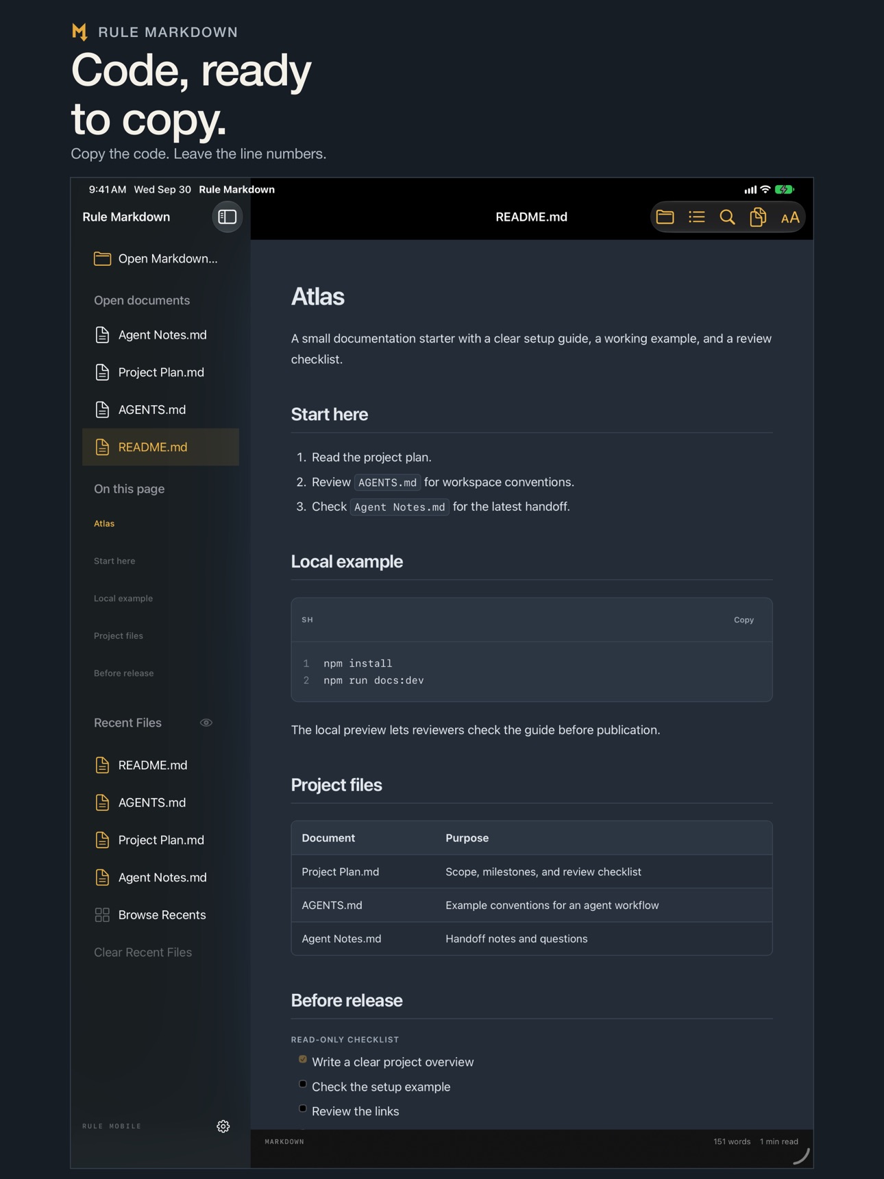 Screenshot 12 of Rule Markdown