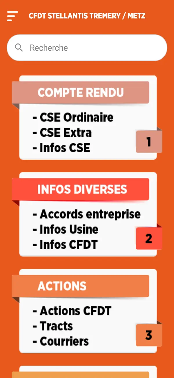 Screenshot #2 pour CFDT Stellantis Metz/Tremery