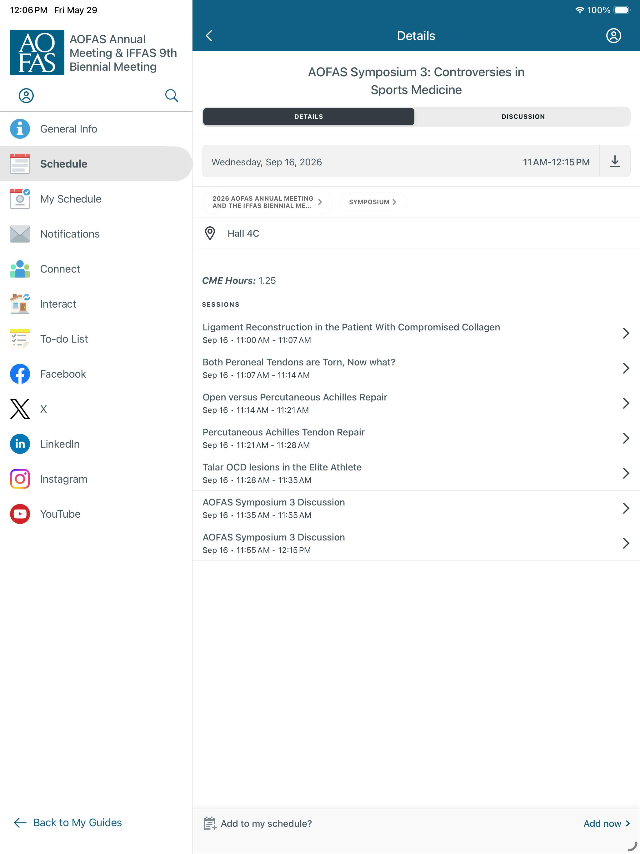AOFAS Society App screenshot 11