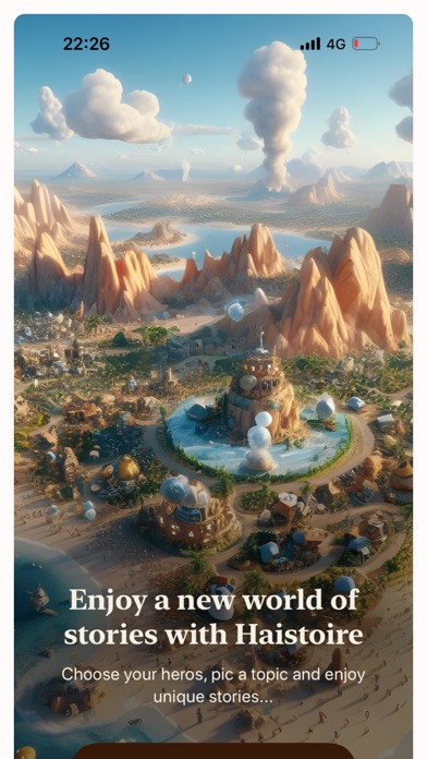 Screenshot #1 pour Haistoire - AI stories & tales