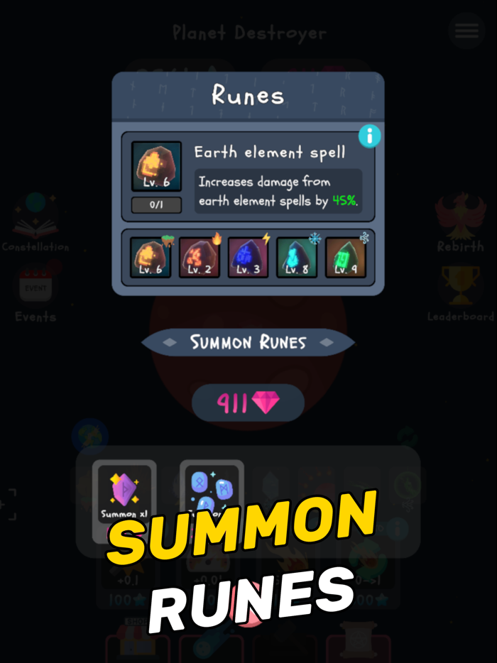 Planet Destroyer Idle Game