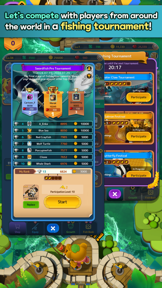 #10. Cartoon Fishing :Just for fun! (iOS) 由: JinSeung Park