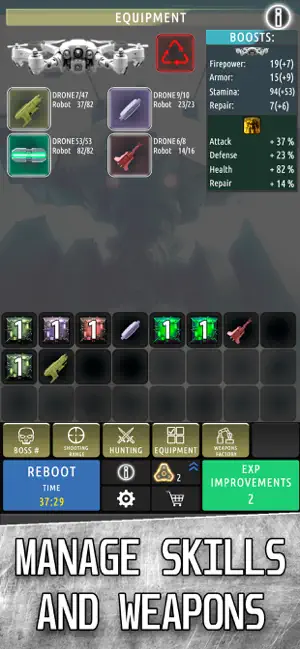 NGU Mecha battle: idle RPG screenshot 3